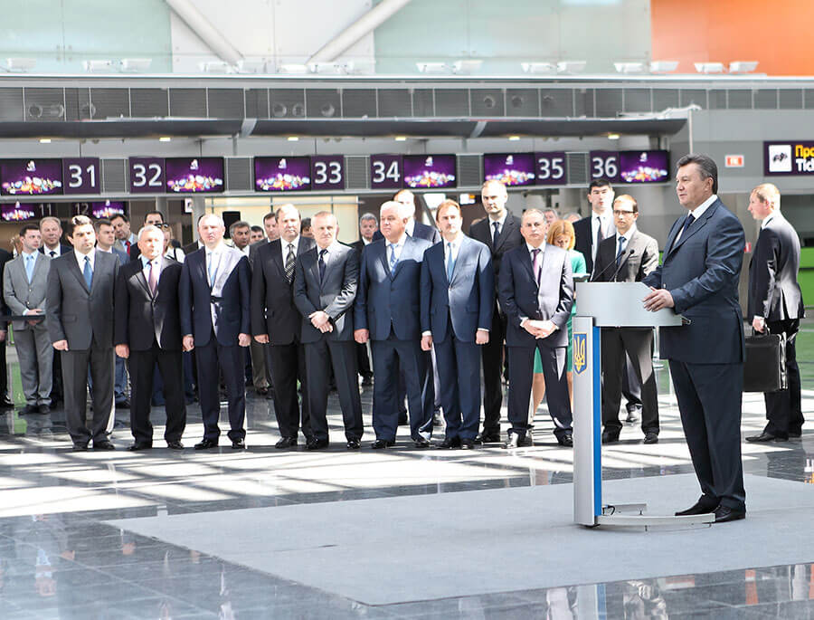 Открытие нового терминала аэропорта 